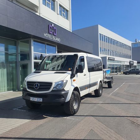 Pickup from hotel or bus stop in Iceland