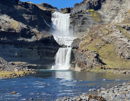 Ófærufoss waterfall in Eldgjá Canyon