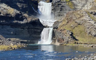 Ófærufoss Waterfall in Eldgjá Canyon
