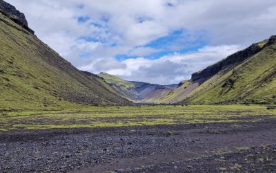 Peak Gjatindur at the Eldgja Canyon