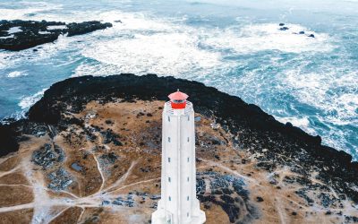 light tower on Snæfellsnes Peninsula day tour route