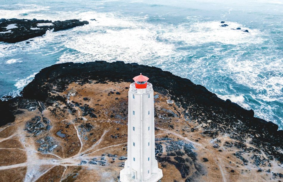 light tower on Snæfellsnes Peninsula day tour route