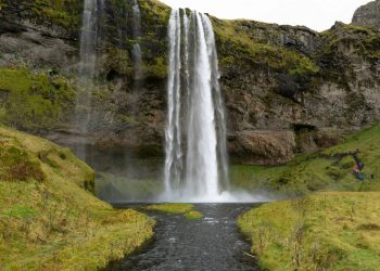 Seljalandsfoss waterfall in south coast day tour