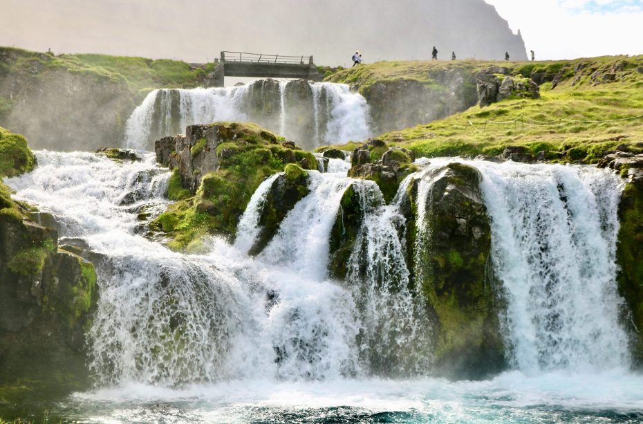 waterfall view during Snæfellsnes Peninsula day tour