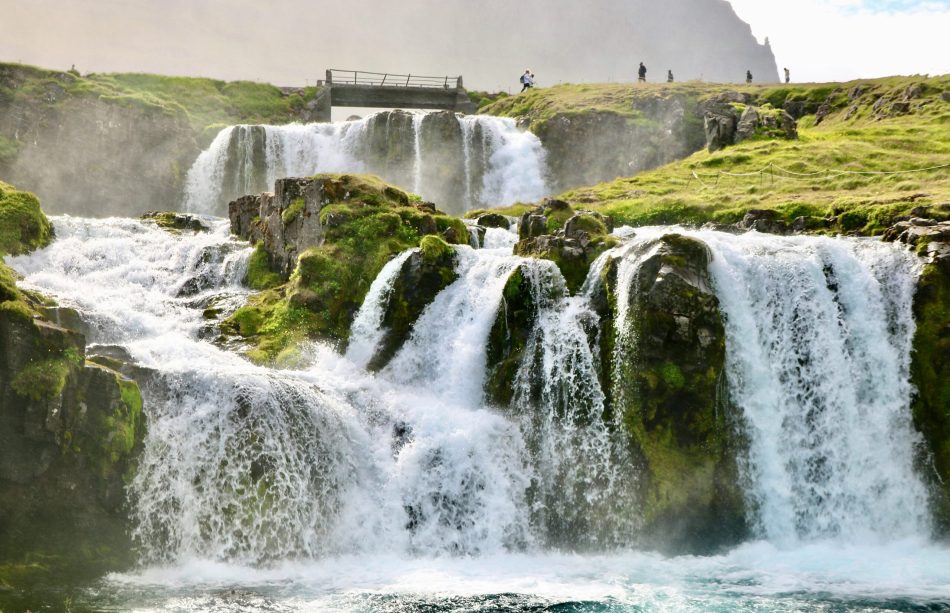 waterfall view during Snæfellsnes Peninsula day tour