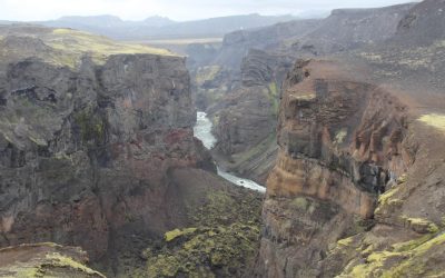 Markarfljóts Canyon on Day 03 of the Laugavegur Trek in Iceland