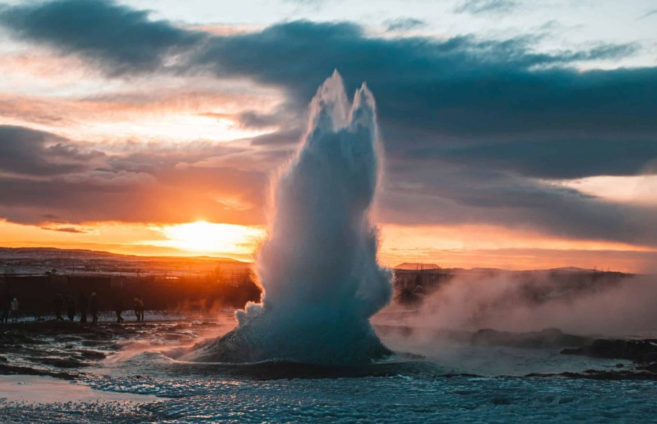Strokkur geyser in Iceland Golden circle day tour
